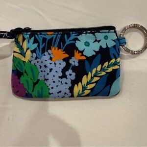 Vera Bradley Lighten Up Zip ID Case in Retired Midnight Blues Pattern